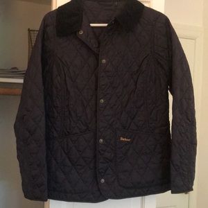 Barbour Navy Blue Quilted Jacket